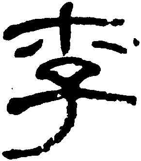 李,何紹基,書法字典